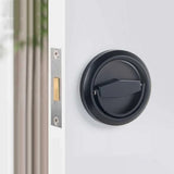 Cavity Sliding door Lock-Privacy function Stainless Steel Black