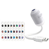 Sky Night Light Projector 2-in-1 Portable with 24 Projection for Bedroom Home Ceiling Car Decor