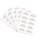 25 Pairs Silicone Nose Pads Anti-Slip Stick On Eyeglasses Sunglasses Spectacles White