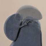 Adjustable Detachable Backrest Reading Pillow for Bed Sitting Gray