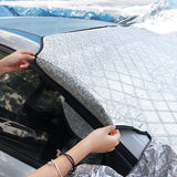 Magnetic Car Windscreen Snow Cover Anti Frost Windshield Cover Sun Shade Shield Dust Protector