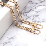 2Pcs 120cm Replacement Metal Shoulder Strap for Handbag Purse Chain Gold