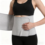 Adjustable Waist Band with Removable Stays Waist Wrap Grey