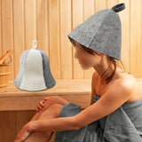2 PCS Heat Insulation Sauna Hat for Men Women