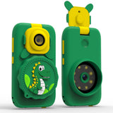 2 in 1 Smart Phone Toy with Microscope Camera Mini Pocket Handheld STEM Educational Toy - Green