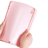 Bluetooth Keyboard with Case Compatible with Lenovo Xiaoxin Pad 11 J606 J607 J616F Protective Tablet Cover with Adjustable Stand Pink