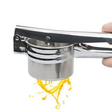 Manual Potato Ricer Juicer Stainless Steel with 3 Interchangeable Discs