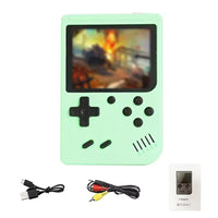 Built-in 500 Classic Games Gameboy Handheld Retro Video Game Console Kids Toy Green
