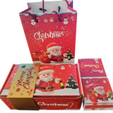 Christmas Folding Surprise Gift Box with 10 Jumping Bounce Gift Boxes Red