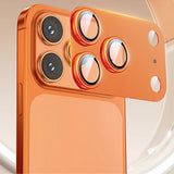 iPhone 17 Pro Max Full Coverage Camera Lens Protector Orange
