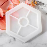 Silicone Resin Mold Hexagonal for Coasters Pendants and Jewelry