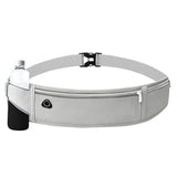 Running Belt for Men Women Secure Jogging Pouch for Phone Keys Essentials Gray