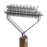 Large 2-Sided Undercoat Rake for Dogs & Cats Pet Grooming Dematting Brush