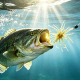 2 PCS Lifelike Floating Sea Urchin Soft Lure | Tentacle Creature Lure for Fishing Green