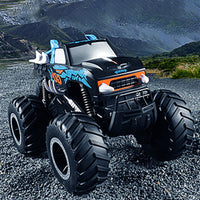 2.4GHz RC Monster Truck 1:16 Scale RC All Terrain Car Toy Off Road RC Truck for Kids Blue