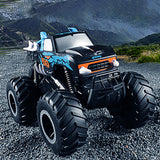 2.4GHz RC Monster Truck 1:16 Scale RC All Terrain Car Toy Off Road RC Truck for Kids Blue