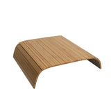 Flexible Sofa Arm Tray Wooden Couch Armrest Table Foldable Armrest Coffe Cup Holder