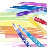 18 Colours Set DIY Nail Art Paint Pen Set Quick Drying Acrylic Paint Markers Nail Dotting Drawing Pens for Manicure