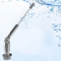 Long Handle Electric Spin Scrubber with 4 Adjustable Angles and 8 Brush Heads