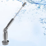 Long Handle Electric Spin Scrubber with 4 Adjustable Angles and 8 Brush Heads
