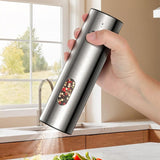 2Pcs Stainless Steel Salt and Pepper Grinder Set Shakers for Kitchen