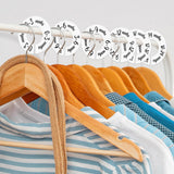6Pcs Closet Dividers Unisex Clothes Size Age Dividers Closet Wardrobe Clothing Organizer