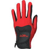 Breathable Stretch Golf Glove Washable Non Slip Grip for Men Women Red