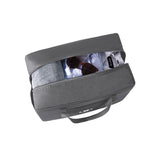 Foldable Travel Bag Large Capacity Sports Shoulder Bag Trip Boarding Bag Grey