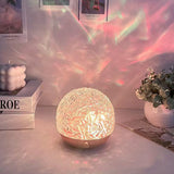 RGB Water Ripple Lamp 16 Colors Rechargeable with Touch Dimmer