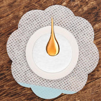 100 x Disposable Castor Oil Pack Wraps Self-Adhesive Soft Nonwoven Fabric Wrap for Belly Button Use
