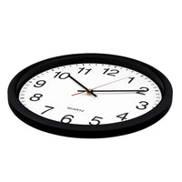 10-Inch Wall Clock Modern Battery Operated Silent Non-Ticking Clock for Home and Office