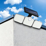 3 Head Solar Motion Sensor Light 321 LED for Garden Wall Outdoor