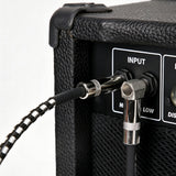 3m Guitar Cable 6.35mm Electric Instrument Bass Cord for Bass Amp