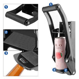 Wall Mounted Can Crusher with Can Opener for 8-16 Oz Can Hand-Held Can Flattener Recycling Tool