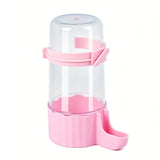 Quail Chick Waterer with Anti-Drowning Shallow Tray for Cage with Anti Drowning Tray Pink