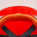 2 PCS Cotton Fire Resistant Foam Hard Hat Sweatbands with Hook and Loop Orange