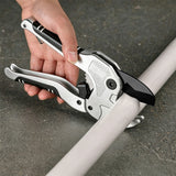 42mm PVC PPR Cutter with SK5 Steel Blade Locking Latch Silver