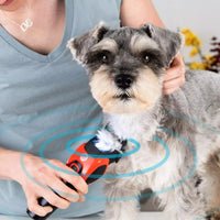Electric Dog Grooming Kit Dog Shaver Clippers Rechargeable Pet Hair Thick Coats Trimmer Red