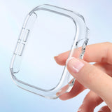 2 PCS Case and Screen Protector Set for Apple Watch Series 12 Clear