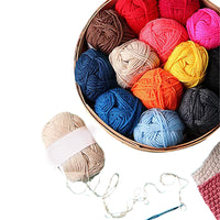 73Pcs Set Beginner Knitting Kit Handmade Needlework Tool  Set with Storage Bag