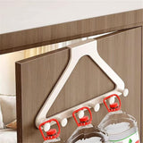 No Drill Over-the-Door Hanger Organizer Doors Towel Racks for Bathroom
