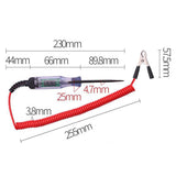 3V 6V 12V 24V Electrical Circuit Voltage Tester with Digital Display for Auto Car LED Light Test Probe Pen Red