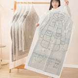 4Pcs Large Hanging Vacuum Seal Garment Bags for Clothing with Pump