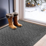 45×75 cm Non-Slip Door Mat Entrance Mat Gray