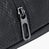 Water-resistant Drawstring Backpack Bag Portable Gym for Outdoor Travel Black