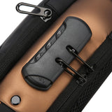 Anti-theft Crossbody Bag for Mern Password Sling Chest Pack with USB Port  Black