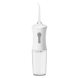 Cordless Water Flosser Portable 3-Mode Teeth Cleaner Rechargeable Oral Irrigator with 4 Jets White