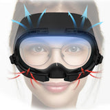 6-in-1 Soft Face Cushion Pad Replacement Compatible Quest 3 Air-Circulation Face Cover Pad Set