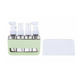 Travel Bottles with Case for Compact & Portable Travel Toiletries Green