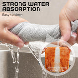 10Pcs Set Multipurpose Wire Dishwashing Rags Reusable Cleaning Cloths for Wet and Dry Use